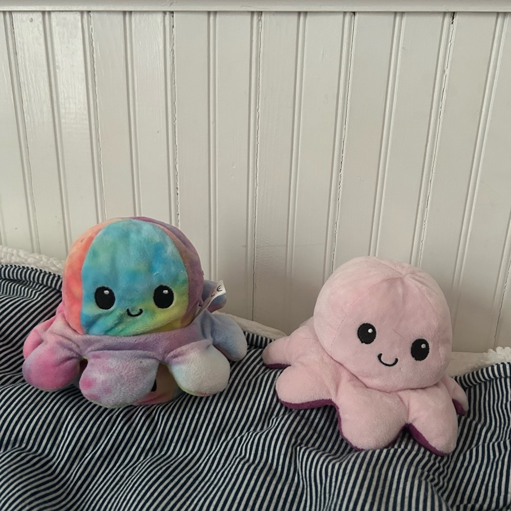 happy/sad toy plush